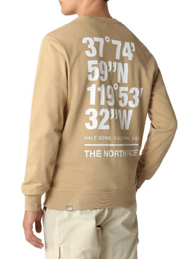 Sudadera The North Face Coordinates Beige Hombre