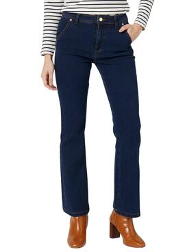 Pantalón Vaquero Naf Naf Stone Marino para Mujer