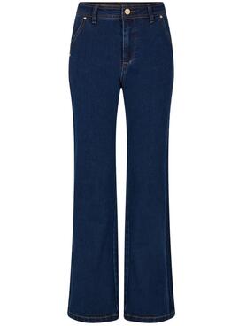 Pantalón Vaquero Naf Naf Stone Marino para Mujer