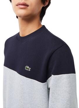 Sudadera Lacoste Classic Fit Gris para Hombre