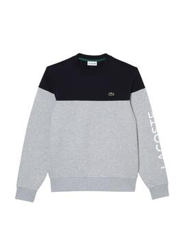 Sudadera Lacoste Classic Fit Gris para Hombre