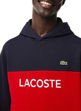 Sudadera Lacoste Classic Fit Rojo para Hombre