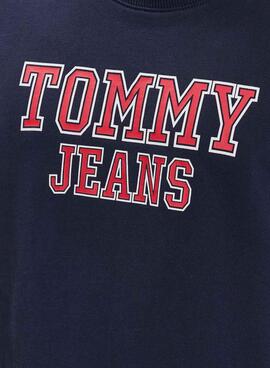 Sudadera Tommy Jeans Entry Graphic Marino Hombre