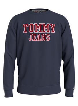 Sudadera Tommy Jeans Entry Graphic Marino Hombre