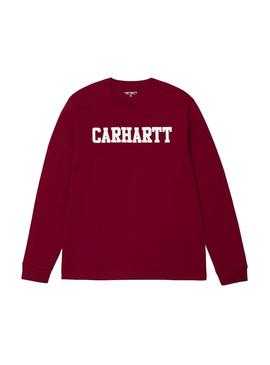 Camiseta Carhartt College L/S Mulberry 
