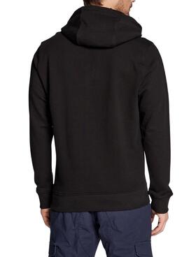 Sudadera Tommy Jeans Entry Para Hombre Negra