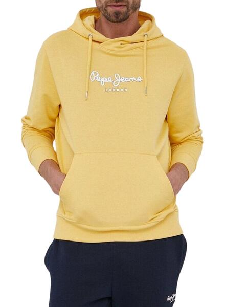 cueva heroína Inolvidable Sudadera Pepe Jeans Edward Amarillo para Hombre