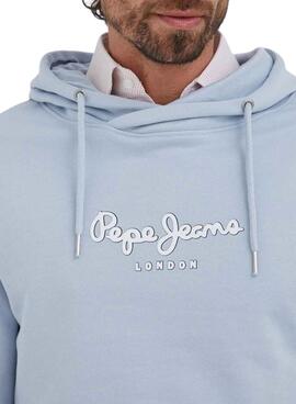 Sudadera Pepe Jeans Edward Hoodie Azul para Hombre