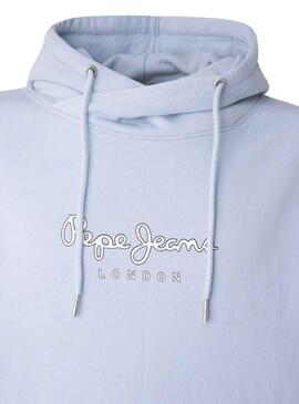 Sudadera Pepe Jeans Edward Hoodie Azul para Hombre