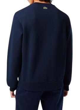 Sudadera Lacoste Relaxed Fit Marino para Hombre