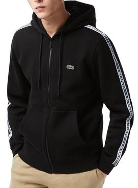 Sudadera Lacoste Classic Zip Negro para Hombre