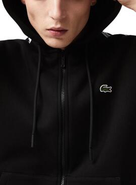 Sudadera Lacoste Classic Zip Negro para Hombre