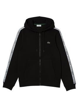 Sudadera Lacoste Classic Zip Negro para Hombre