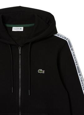 Sudadera Lacoste Classic Zip Negro para Hombre