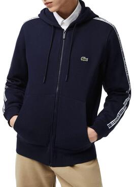 Sudadera Lacoste Classic Zip Marino para Hombre