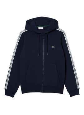 Sudadera Lacoste Classic Zip Marino para Hombre