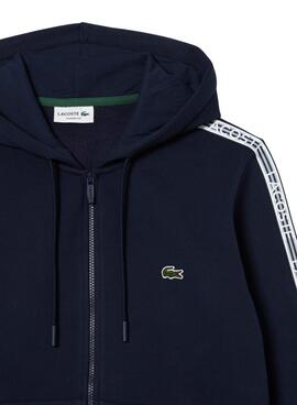 Sudadera Lacoste Classic Zip Marino para Hombre