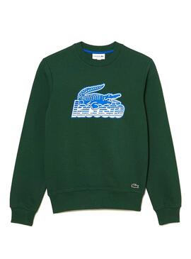 Sudadera Lacoste Degradé Verde para Hombre