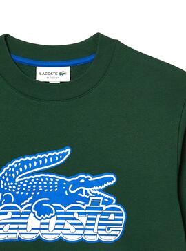 Sudadera Lacoste Degradé Verde para Hombre