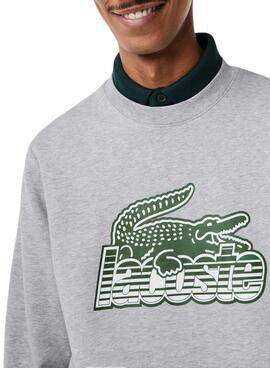 Sudadera Lacoste Degradé Gris para Hombre