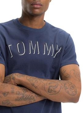 Camiseta Tommy Jeans Outline Logo