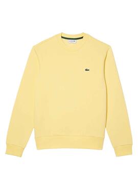 Sudadera Lacoste Basic Amarillo para Hombre