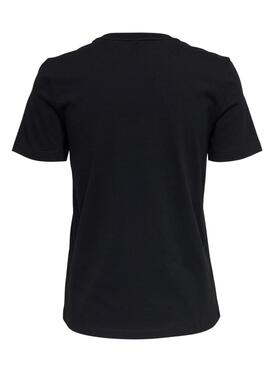 Camiseta Only Alice Negro Reg para Mujer