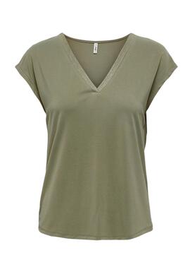 Top Only Free Verde para Mujer