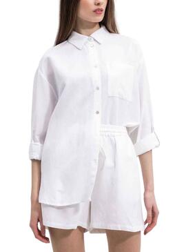 Camisa Only Willow Blanco Para Mujer 