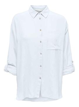 Camisa Only Willow Blanco Para Mujer 