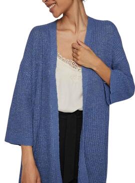 Chaqueta Vila Poca Azul para Mujer