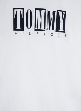 Camiseta Tommy Hilfiger Seasonal Blanco para Niño