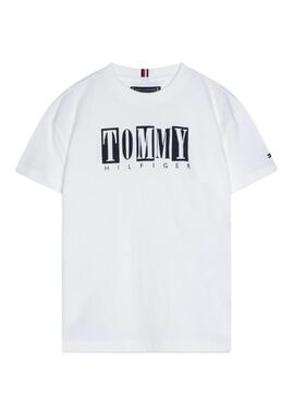 Camiseta Tommy Hilfiger Seasonal Blanco para Niño