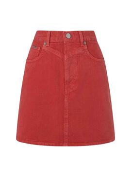 Falda Pepe Jeans Rachel Rojo para Mujer