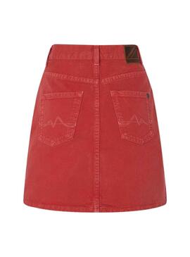 Falda Pepe Jeans Rachel Rojo para Mujer