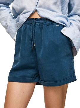 Short Pepe Jeans Brigitte Azul Marino para Mujer