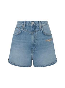 Shorts Pepe Jeans Rachel Azul para Mujer