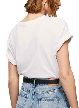 Camiseta Pepe Jeans Nicoletta Blanco para Mujer