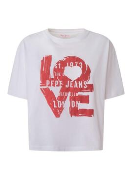 Camiseta Pepe Jeans Nicoletta Blanco para Mujer