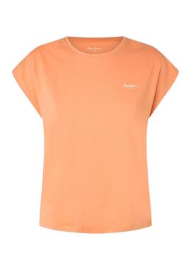 Camiseta Pepe Jeans Bloom Coral para Mujer