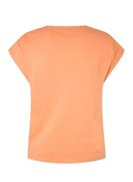 Camiseta Pepe Jeans Bloom Coral para Mujer