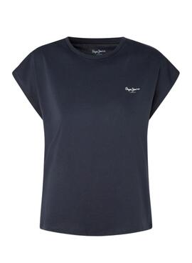 Camiseta Pepe Jeans Bloom Marino para Mujer