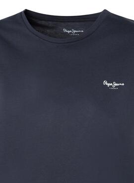 Camiseta Pepe Jeans Bloom Marino para Mujer