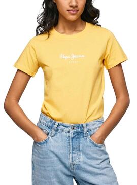 Camiseta Pepe Jeans Wendy Amarillo para Mujer