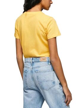 Camiseta Pepe Jeans Wendy Amarillo para Mujer