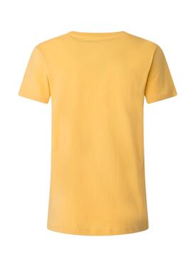 Camiseta Pepe Jeans Wendy Amarillo para Mujer