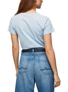 Camiseta Pepe Jeans Wendy Azul para Mujer