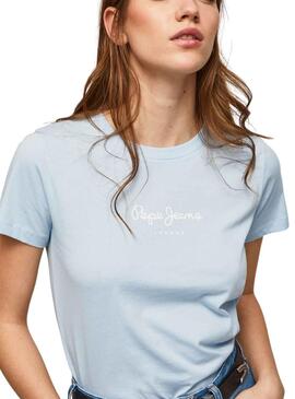 Camiseta Pepe Jeans Wendy Azul para Mujer