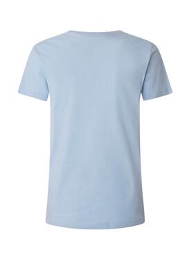 Camiseta Pepe Jeans Wendy Azul para Mujer