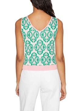 Top Naf Naf Punto Verde para Mujer